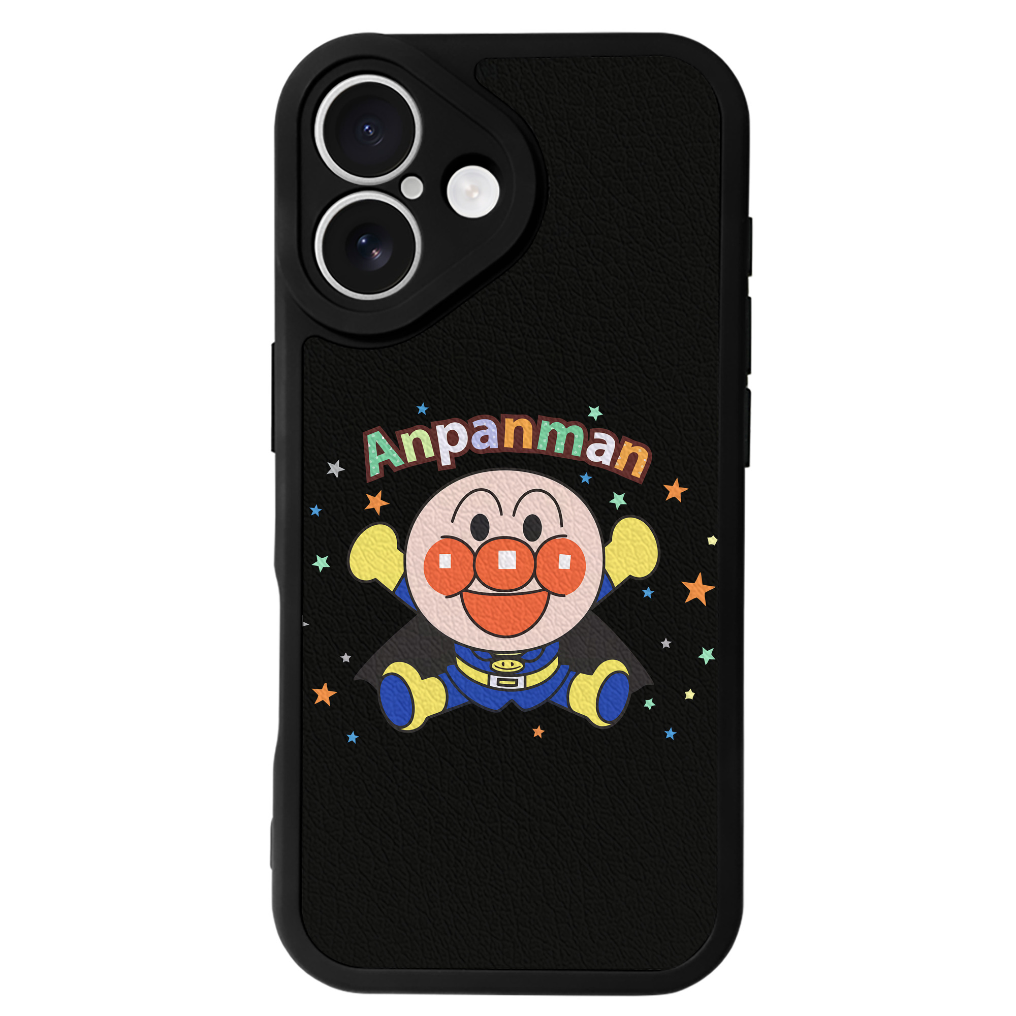 （画像用） アンパンマン Anpanman 【iPhone 16シリーズ対応】シリコンスマホケース（レザー調） 材質：シリコン
